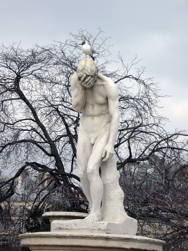 Paris 03 Tuileries Gardens - Henri Vidal - Cain 1896 